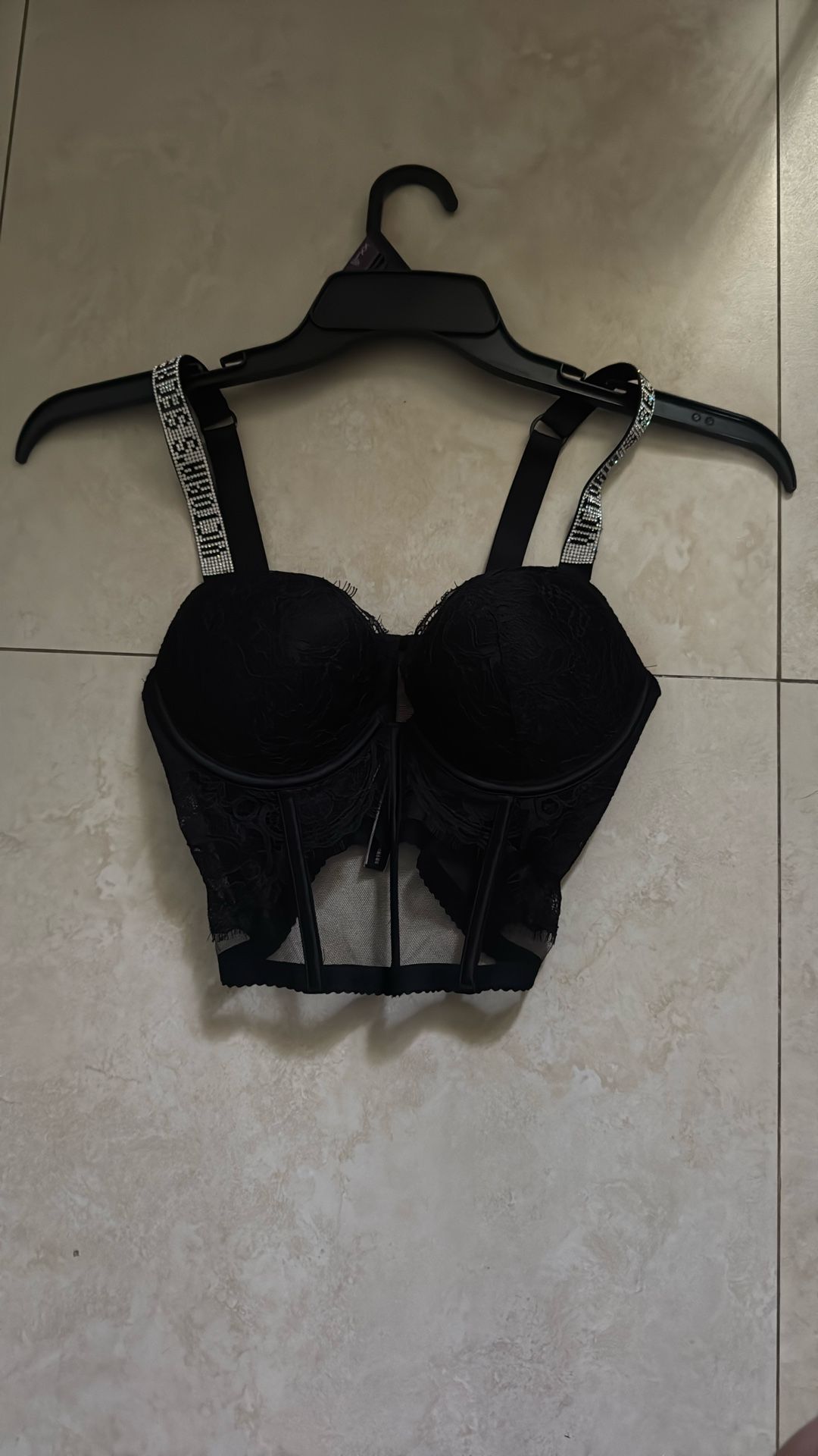 Victoria Secret Sparkle Strap Corset