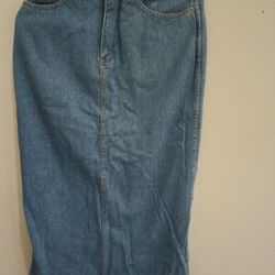 women's jeans long skirt small 