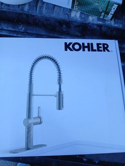 KOHLER Brush Nickel kitchen faucet