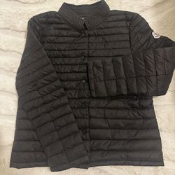 Black Quilted Puffer Jacket – Size L (Brand New) 🖤