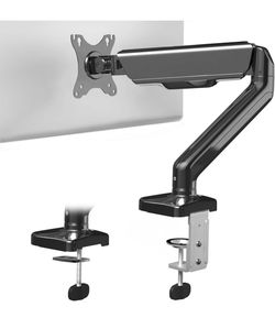 VIVO Single 17 to 32 inch Monitor Height Adjustable Counterbalance Mechanical Arm Desk Stand, Classic, Universal VESA Mount, STAND-V001O