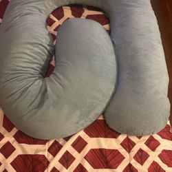 Momcozy Pregnancy Pillow, U Shaped Full Body Maternity Pillow for Sleeping  Grey
