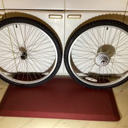 26” Mountain Used Bike Aluminum Wheels 7 Speed Excellent Condition $40 Firm Set