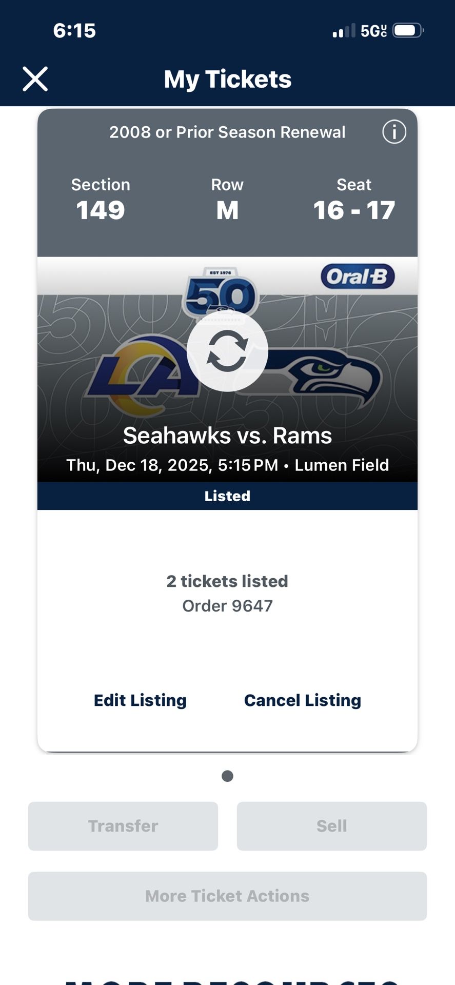 Seahawks Tickets