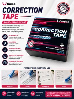 (24ct) WhiteOut Tape