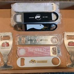 Goose Island, Stella Artois, Kirin Ichiban, Spaten Beer Bottle Openers