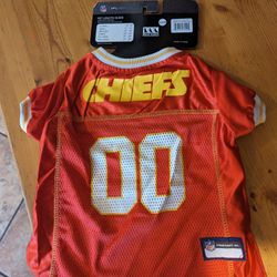 Kansas City Chiefs Dog Jersey