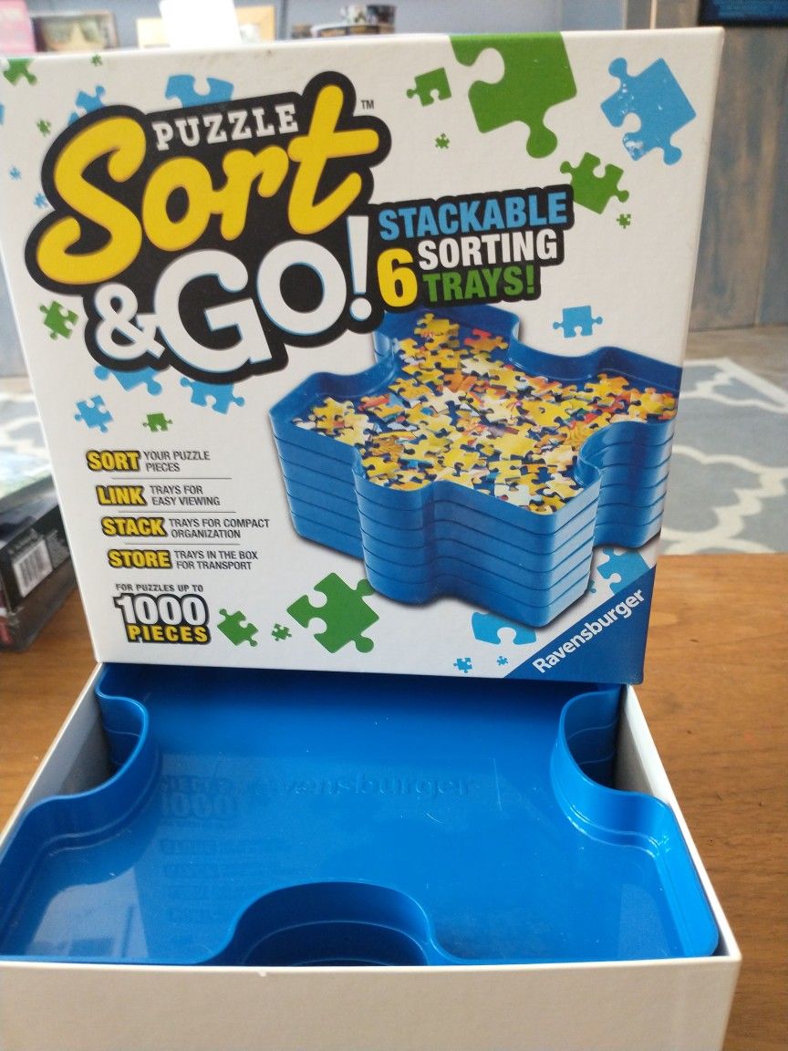 Ravensburger puzzle sort & go (6 stackable sorting trays)