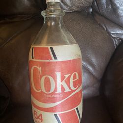 Vintage Coca Cola Bottle & Assorted Drink Bottles