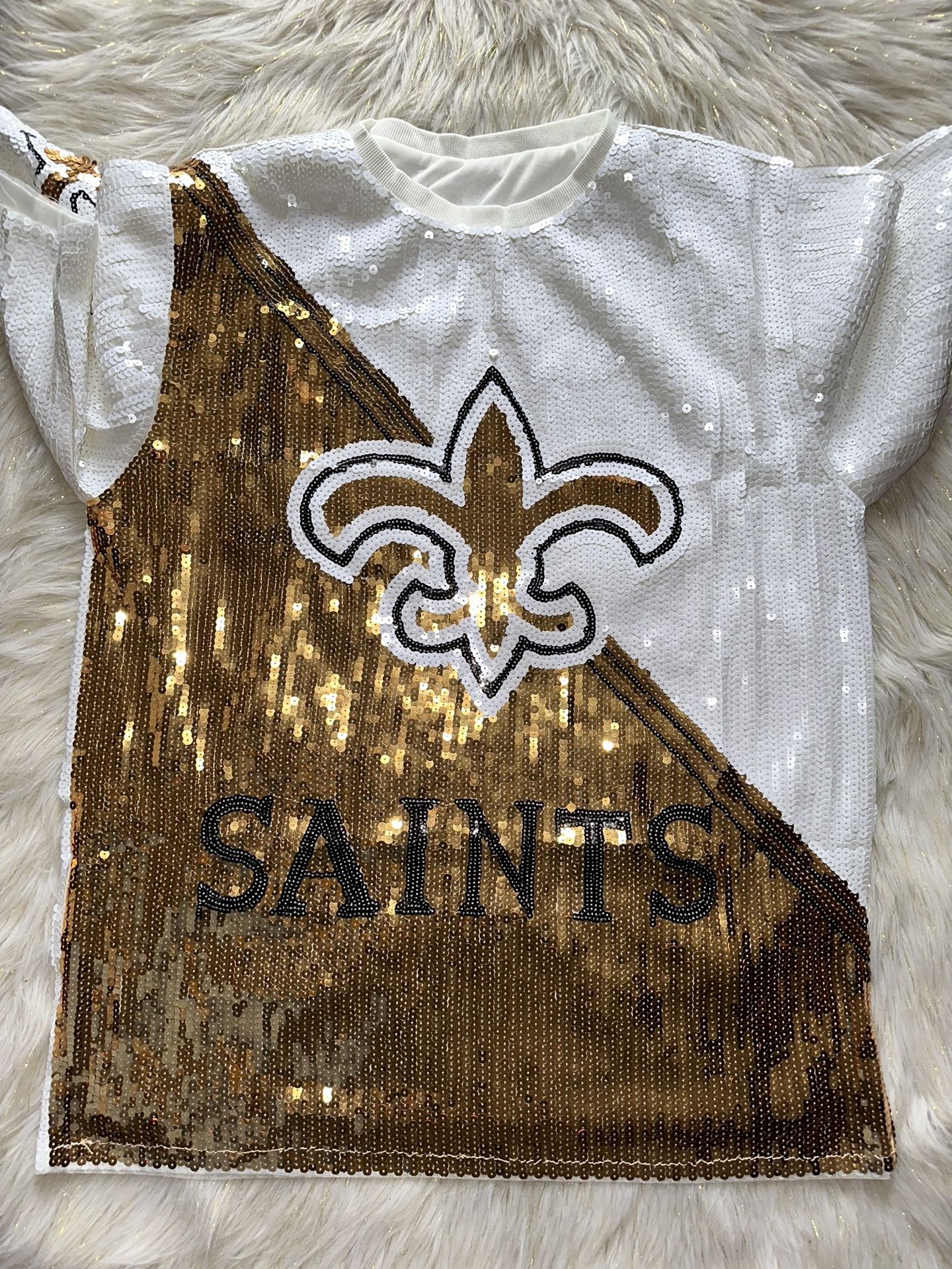New Sequin Saints Shirt Dress - disolcolor.com