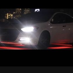 LED Headlight Bulb Upgrade Bright White  6000k Can-bus Decoder Adapter Ready With Warranty Hb4 9005 H11   Luces 6k ,8k