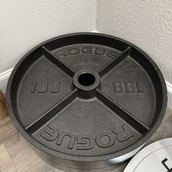 Rogue 100LB Weight Plates (PAIR)