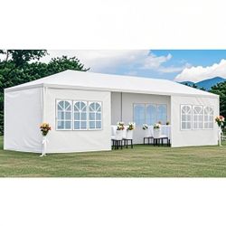Canopy 🥳 Party Tent Wedding party tent outdoor canopy tent with  side walls white FOR S@LE 30x10