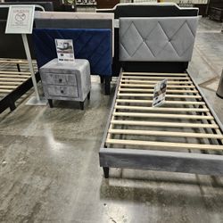 Brand New Twin Bed, 1 Night Stand & Mattress Ortho Bamboo $379
