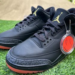 NIKE Jordan 3 Retro J Balvin Rio (FN0344-001) Men’s Size 9.5 M