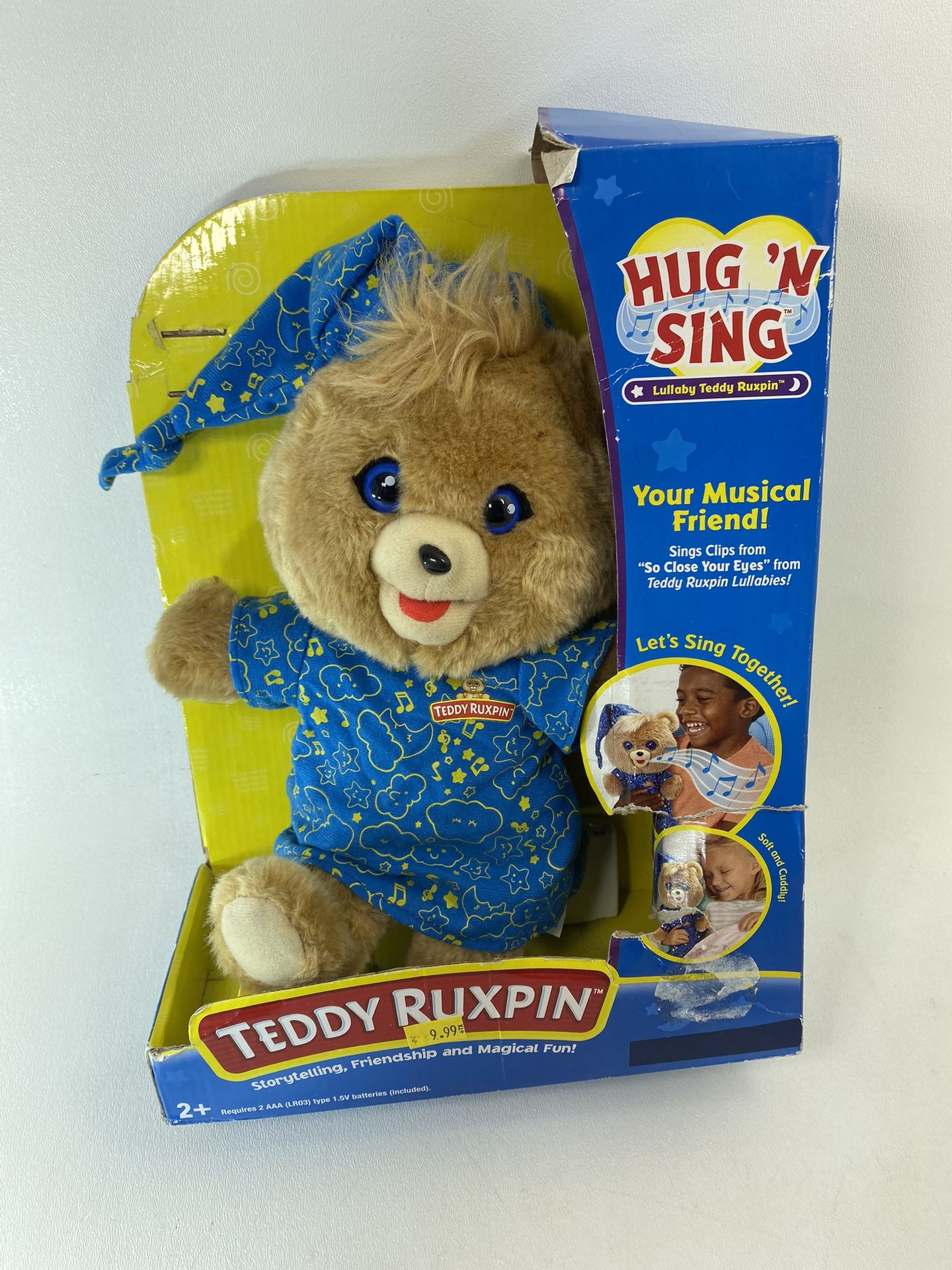 2018 Teddy Ruxpin Lullaby Baby Hug ‘N Sing Plush Stuffed Animal Works