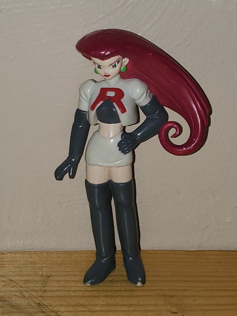 Pokemon/Team Rocket "Jesse" 5.5" Figure By TOMY! Excellent Condition!