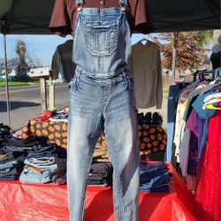 Wallflower | Women's Blue Denims Overalls | Size Medium | 15.5 W x 38.5 L |