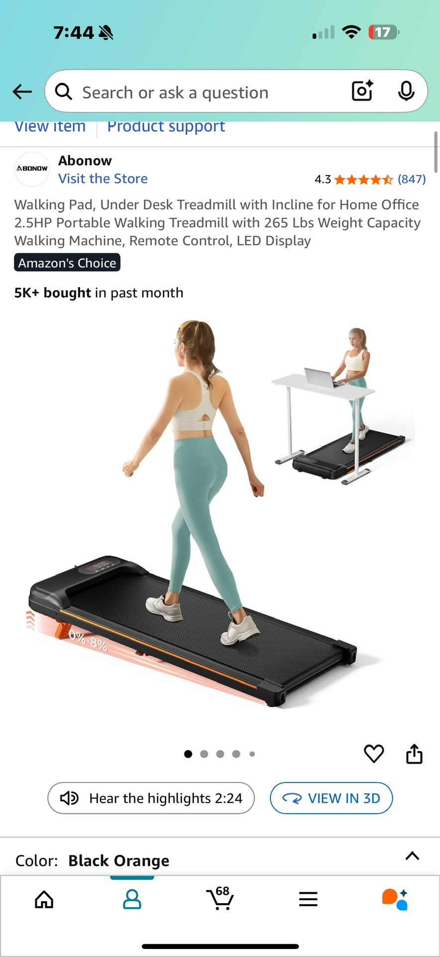 Walking pad