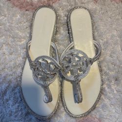 white tory burch bedazzle