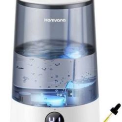 Homvana Humidifiers for Bedroom Home, 3.6 L Cool Mist Top-Fill 34H Super Long Time, Quiet 16dB, Baby Humidifier, Oil Diffuser for Large Room, Plants