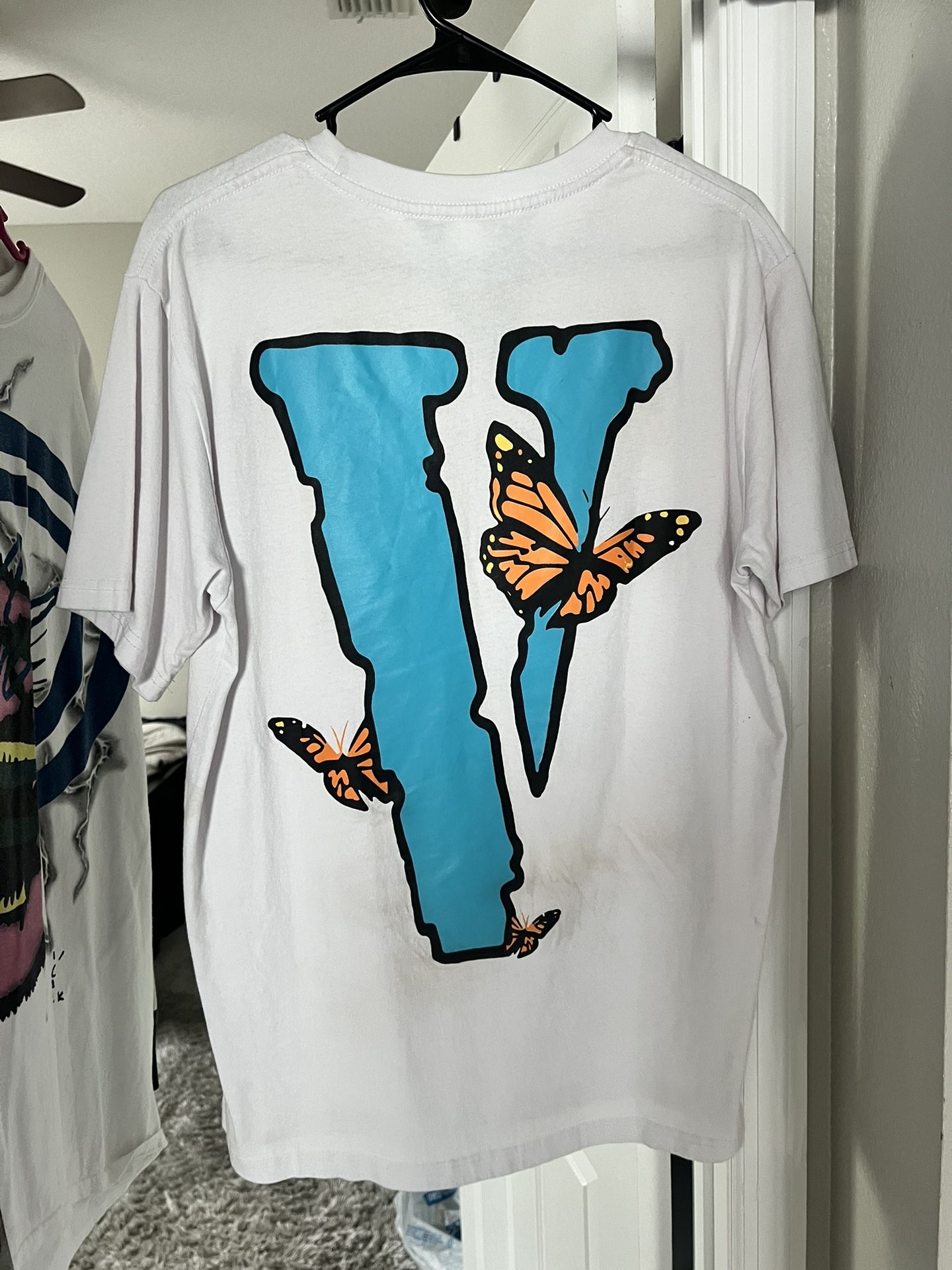 Juice Wrld Vlone Outfit Juice Wrld X Vlone Butterfly T Shirt