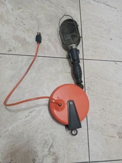 Vintage Retractable Electrical Light