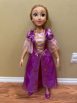 Oversized Repunzel Doll with Clothes & Shoes