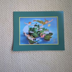 Disney Lithograph From Peter Pan