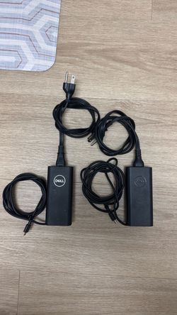 2 Dell laptop chargers 65 watt usbc