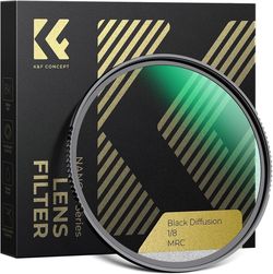 K&F Concept 43mm Black Diffusion 1/8 Mist Filter Nano-X Series Cinematic Lens