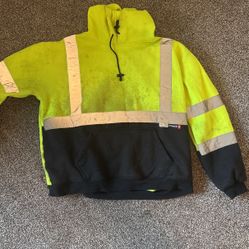 2XL Hi Vis Hoodie (reflective)