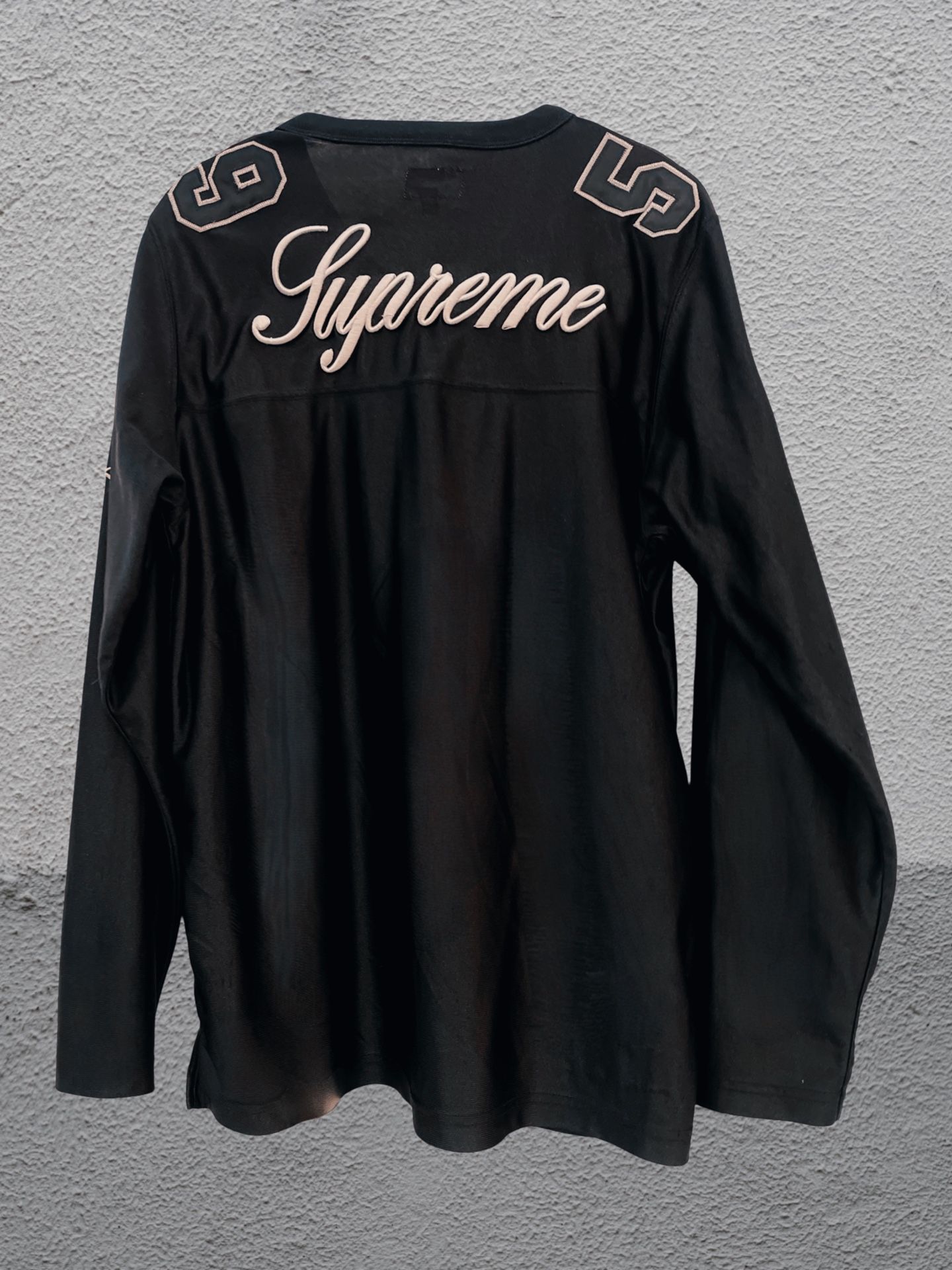 Supreme Long Sleeve Jersey In Black