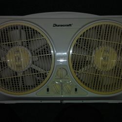 Dual Window Fan With Reversible Air Flow