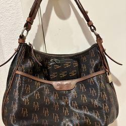 Dooney & Bourke Monogram Shoulder Bag with Wallet Combo