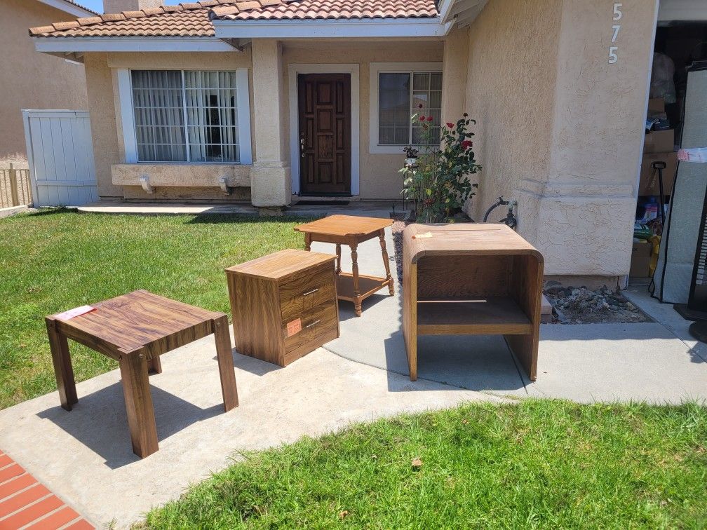 End Tables And Garage Storage