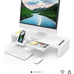 OImaster Monitor Stand Riser, Foldable Computer Monitor Riser