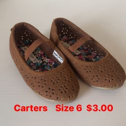 Girls Toddler Slip On Shoes Size 6