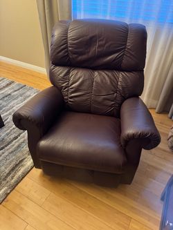 Genuine leather recliner