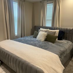King Size Bed Frame And Mattress
