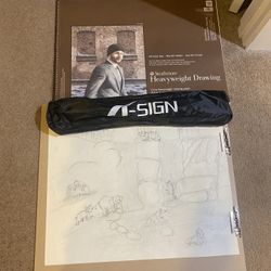 Heavy Weight Drawing Paper, Artist Sketch Tote Board, Poster Easels For Painting Canvas 