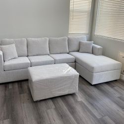 Sectional With Ottoman Brand New ¡NOW IN STOCK!