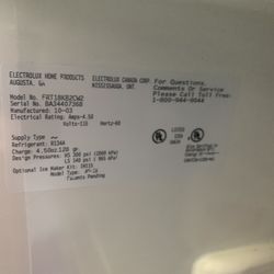 Electrolux Refrigerator 18cuft