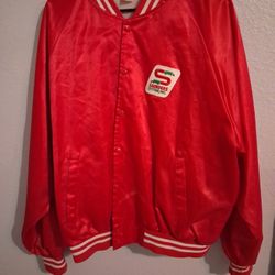 Vintage " Saunders System INC" Varsity Jacket
