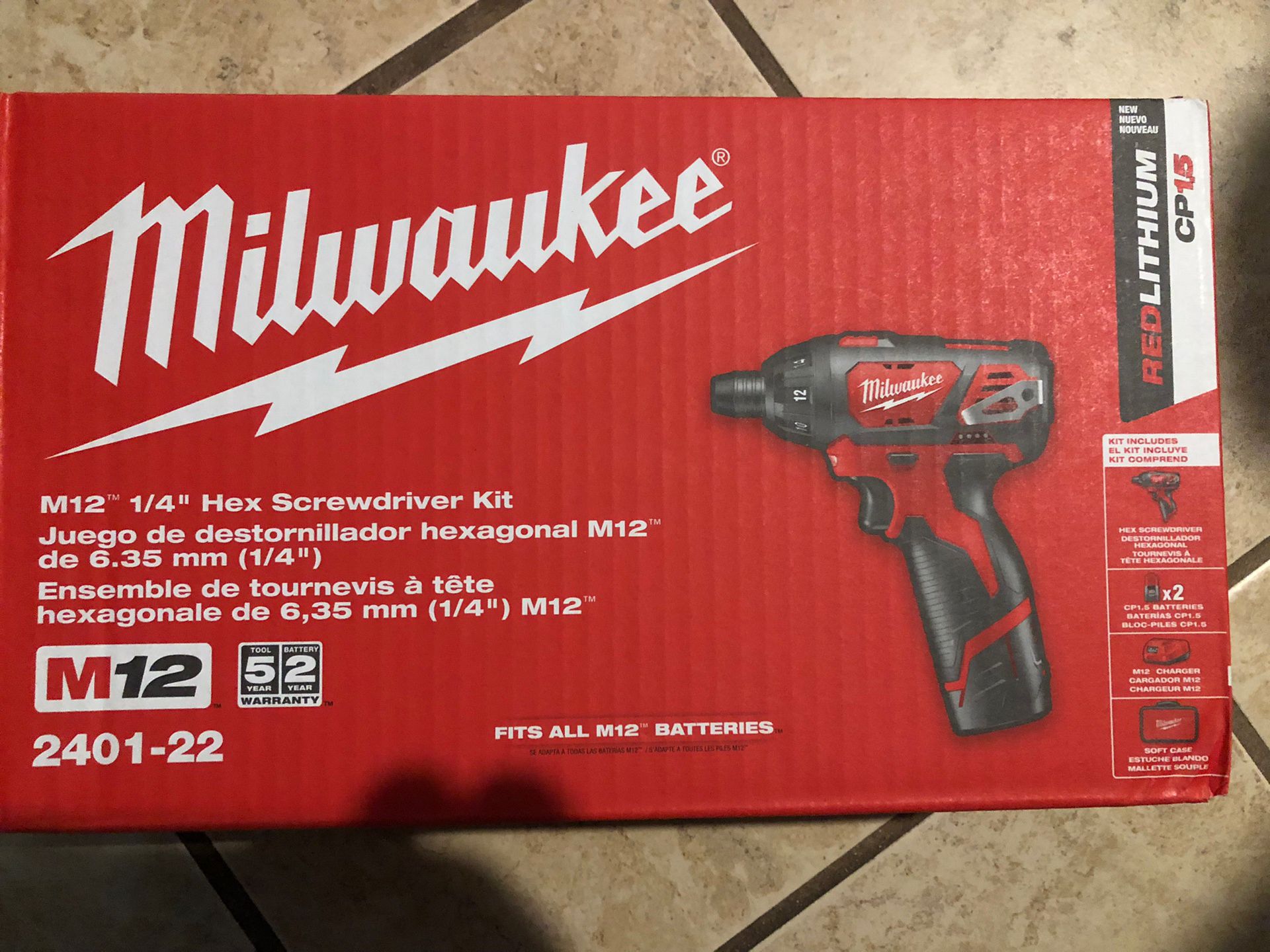 Milwaukee M12 12V Lithium-Ion Cordless 3/8 in. Drill/Driver Kit with Two 1.5 Ah Batteries, Charger and Tool Bag
