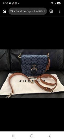 Coach denim bag