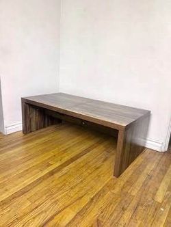 New Walnut Colored Coffe Table