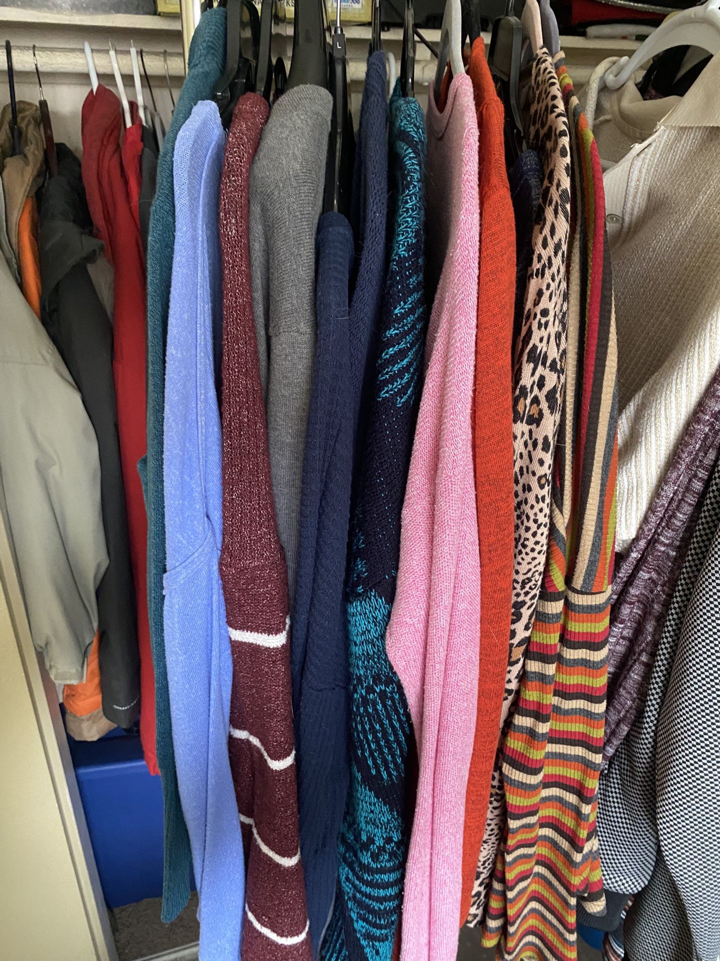 Variety Of Women’s Sweaters And Cardigans