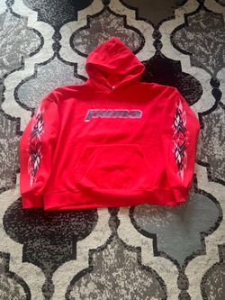 Puma Red Graphic Pullover Hoodie