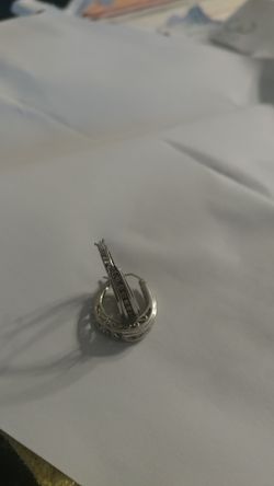 Italian sterling silver with diamond hoop earrings